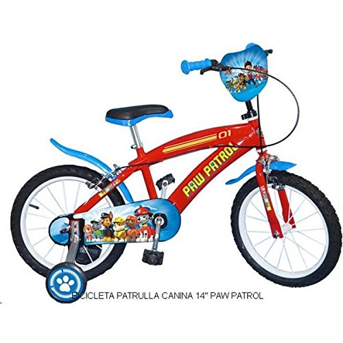 Bicicleta infantil Patrulla Canina 14"